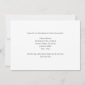 Klasse 2023 Zonnebloem Graduation Party Kaart (Achterkant)