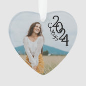Klasse 2024 Afstuderen foto Ornament (voorkant)