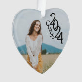 Klasse 2024 Afstuderen foto Ornament (voorkant)