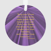 Klasse 2024 Paars- en goudOrnament van Janz Ornament (achterkant)