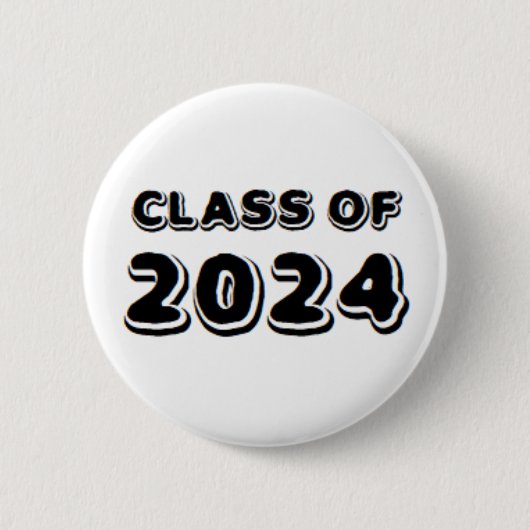 klasse 2024 ronde button 5,7 cm (Voorkant)