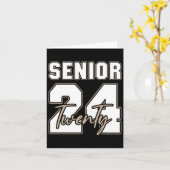 Klasse 2024 Senior 2024 Terug naar schooldiploma Kaart (Gele Bloem)