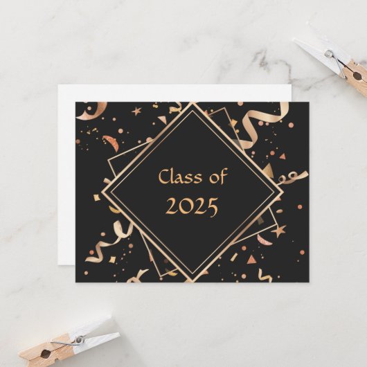 Klasse 2025, kaart (Voorkant / Achterkant in situ)