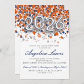 Klasse 2026 Graduation Party Invitation Kaart (Voorkant / Achterkant)