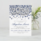 Klasse 2026 Graduation Party Invitation Kaart (Staand voorkant)