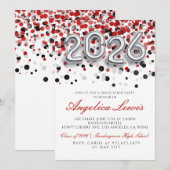 Klasse 2026 Graduation Party Invitation Kaart (Voorkant / Achterkant)