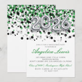 Klasse 2026 Graduation Party Invitation Kaart (Voorkant / Achterkant)