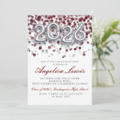 Klasse 2026 Graduation Party Invitation Kaart (Staand voorkant)