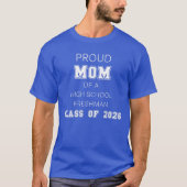 Klasse 2026 Proud Mam van de Freshman van de midde T-shirt (Voorkant)