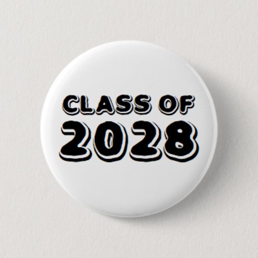 klasse 2028 ronde button 5,7 cm (Voorkant)