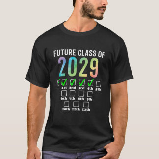 Klasse 2029 5e graad terug naar de schoolgroei met t-shirt