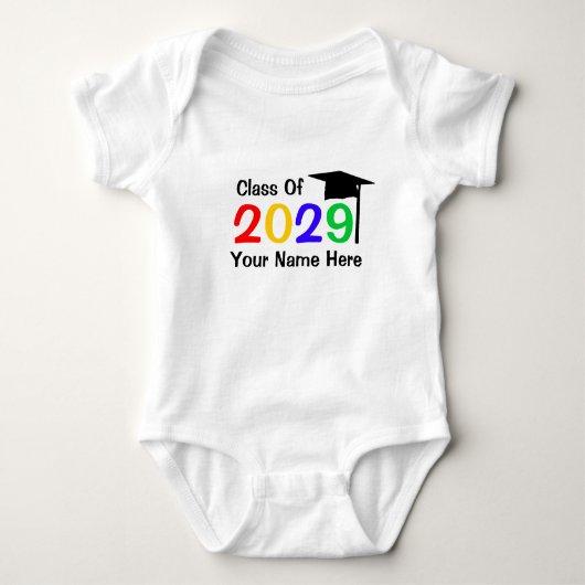 klasse 2029 baby afstuderen romper (Voorkant)