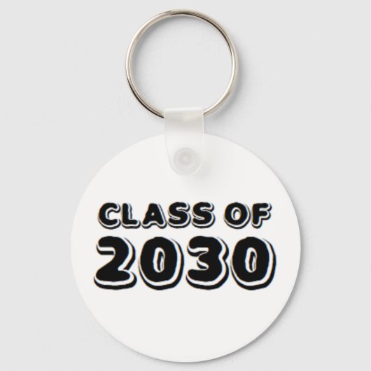 klasse 2030 Sleutelhanger (Voorkant)