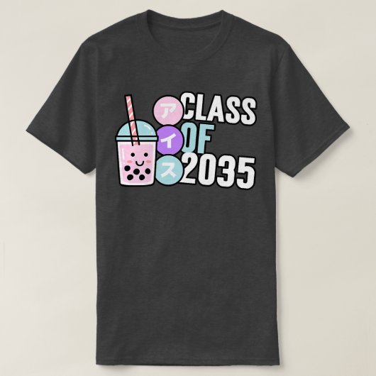 Klasse 2035 Boba Tea 735 T-shirt (Design voorkant)