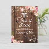 Klasse 20XX — Afstuderen voor verpleegkundigen Kaart (Staand voorkant)