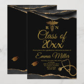 Klasse 20XX — Afstuderen voor verpleegkundigen Kaart (Voorkant / Achterkant)