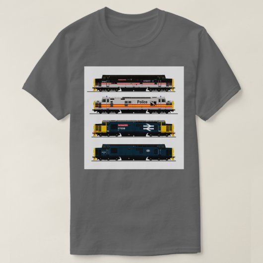 KLASSE 37 LOCOMOTIEVEN T-SHIRT (Design voorkant)