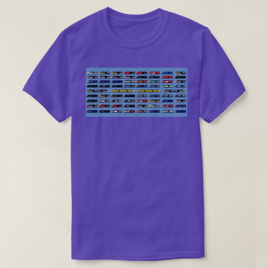 Klasse 43 HST-interlokale 125-levers T-shirt (Design voorkant)