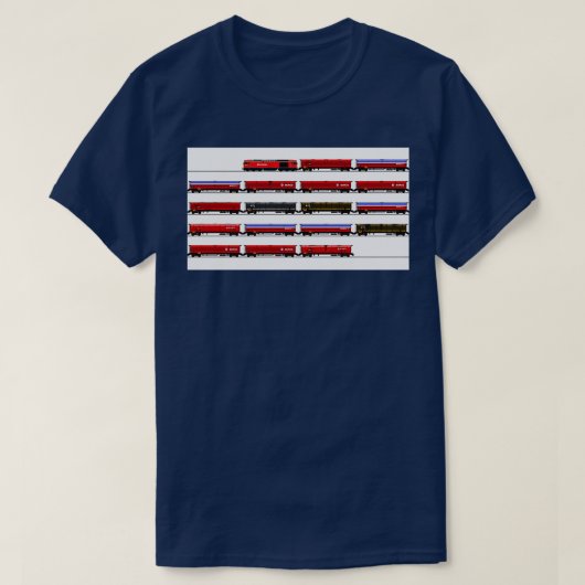 KLASSE 60 LOCOMOTIEF MET TANKERS T-SHIRT (Design voorkant)