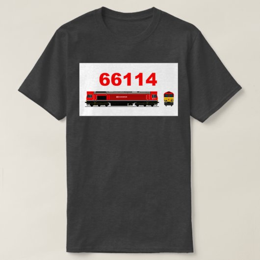 KLASSE 66 114 LOCOMOTIEF 1 T-SHIRT (Design voorkant)