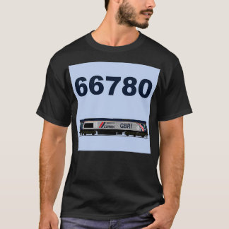 KLASSE 66 locomotief in nieuwe GBRf-levering T-shirt