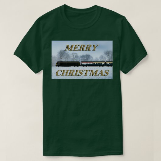 KLASSE 67 LOCOMOTIEF CHRISTMAS CARD 1 T-SHIRT (Design voorkant)