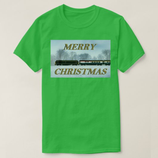 KLASSE 67 LOCOMOTIEF CHRISTMAS-KAART T-SHIRT (Design voorkant)