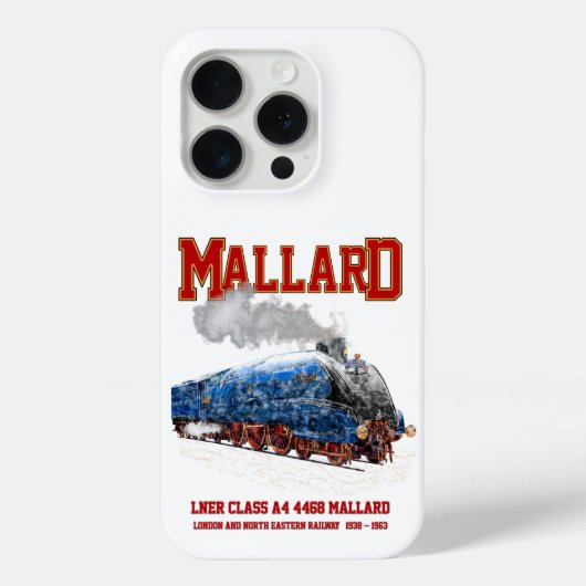 Klasse A4 Mallard - Snelste Stoomlocomotief ter We Case-Mate iPhone Case (Achterkant)