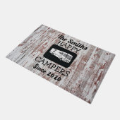 Klasse A RV Camper Doormat met achtergrond van hou Deurmat (Schuin)