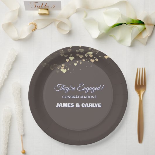 Klasse, Aangepaste Verloving Felicitaties  Papieren Bordje (Huwelijk)