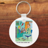 Klasse Action Cartoon Humor Sleutelhanger (Voorkant)