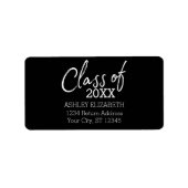 Klasse ADD JAAR Graduation Party Etiket (Voorkant)