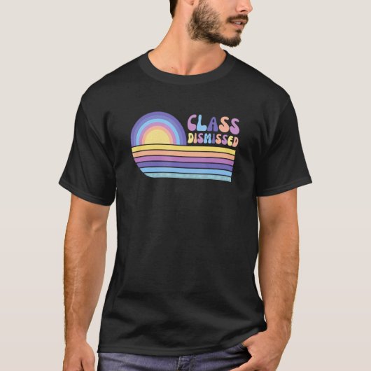 Klasse afgewezen Einde van het jaar leraar T-shirt (Voorkant)