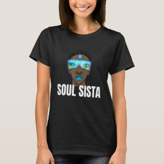 Klasse Afrikaanse hoofddoek voor vrouwen Zwarte tr T-shirt