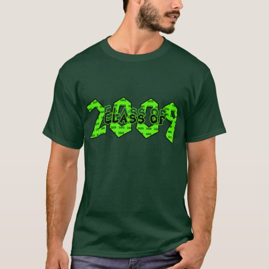 Klasse afstuderen 2009 Groen T-shirt (Voorkant)