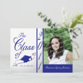 Klasse Afstuderen 2011/ Royal Blue Kaart (Staand voorkant)