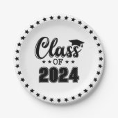 Klasse Afstuderen Papieren Bordje (Voorkant)