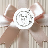 Klasse Afstuderen Ronde Sticker