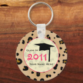 Klasse afstuderen van 2011 — luipaard en roze sleutelhanger (Voorkant)