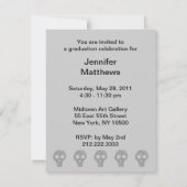 Klasse "Afstuderen van de schedel" van uitnodiging (Achterkant)