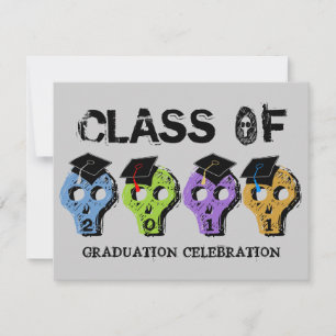 Klasse "Afstuderen van de schedel" van uitnodiging