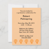 Klasse "Afstuderen van de schedel" van uitnodiging (Achterkant)