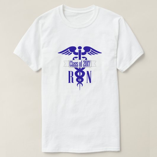 Klasse Afstuderen verpleegschool 2017 Afstuderen T-shirt (Design voorkant)