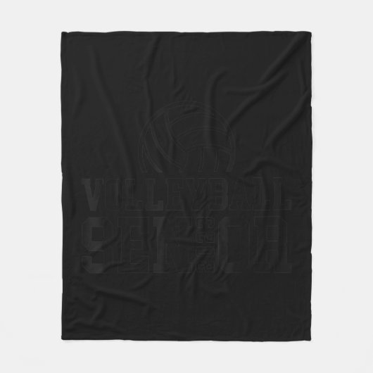 Klasse Afstuderen Volleyball Senior Fleece Deken (Voorkant)