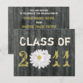 Klasse Barnwood en Daisy Afstuderen van 2011 Kaart (Voorkant / Achterkant)