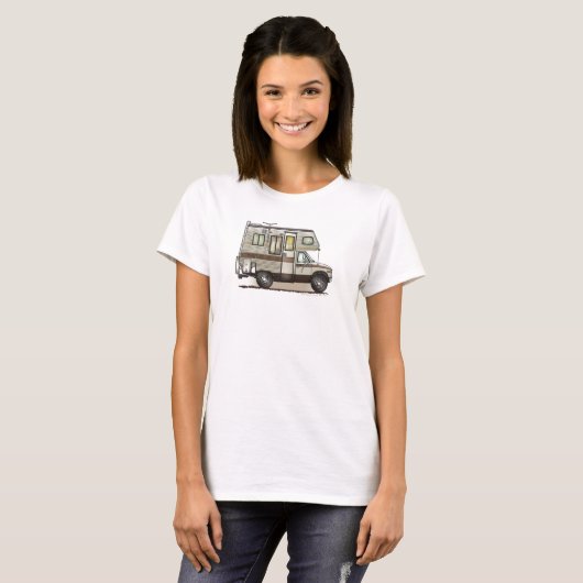 Klasse C Camper RV Apparel T-shirt (Voorkant volledig)
