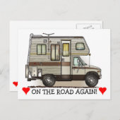 Klasse C Camper RV Magnets Briefkaart (Voorkant / Achterkant)