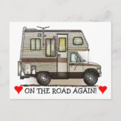 Klasse C Camper RV Magnets Briefkaart (Voorkant)