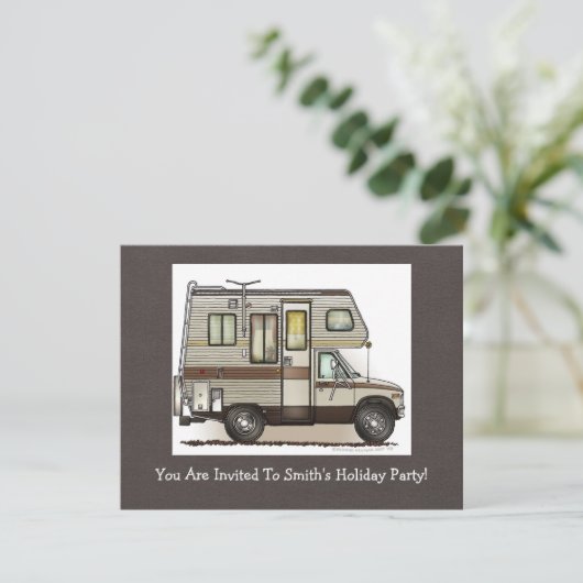 Klasse C Camper RV Magnets Kaart (Staand voorkant)
