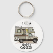 Klasse C Camper RV Magnets Sleutelhanger (Voorkant)